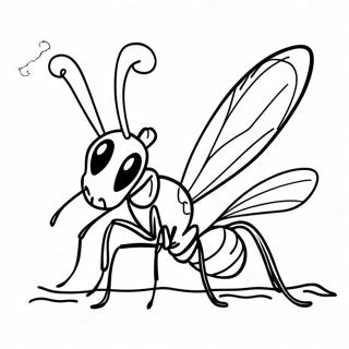 Page à colorier fourmi | Page de coloriage Fourmi