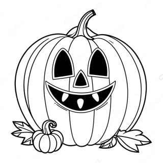 Page à colorier Jack O Lantern | Page de coloriage Citrouille de Jack