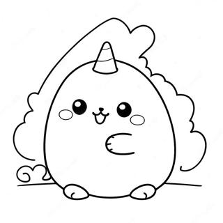 Page à colorier Molang | Page de coloriage Molang