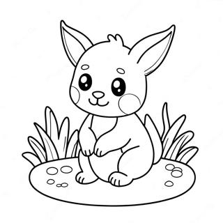 Page à colorier Animaux miniatures mignons | Page de coloriage Mignon Mini