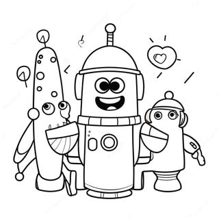 Page à colorier des Storybots | Page de coloriage Storybots