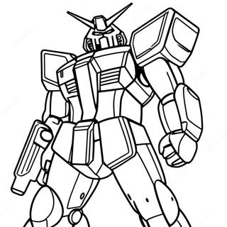Page à colorier Gundam | Page de coloriage Gundam