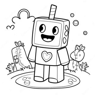 Page à colorier l'aventure amusante des Alphablocks | Page de coloriage Alphablocks