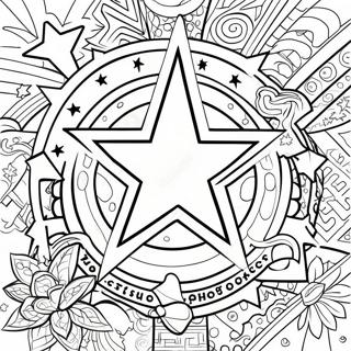 Page à colorier le logo des Astros | Page de coloriage Astros
