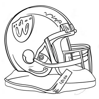 Page à colorier du Super Bowl | Page de coloriage Super Bowl
