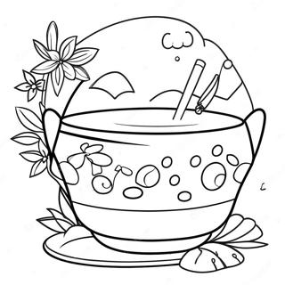 Page à colorier japonaise | Page de coloriage Japonais