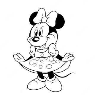 Page à colorier Minnie Mouse | Page de coloriage Minnie Mouse