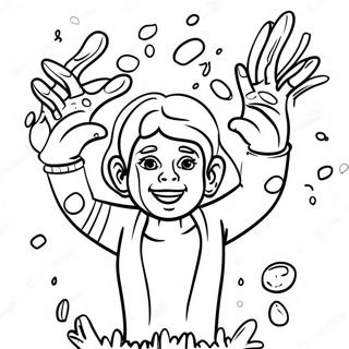 Page à colorier Festival Holi | Page de coloriage Holi