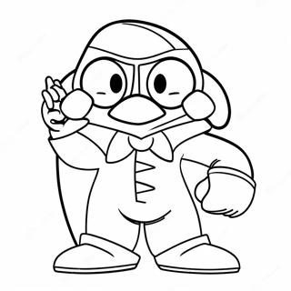 Page à colorier du Dr Eggman | Page de coloriage Dr Robotnik