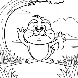 Page à colorier Le Lorax | Page de coloriage Le Lorax