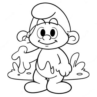 Page à colorier Schtroumpf | Page de coloriage Schtroumpf