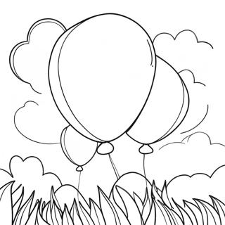 Page à colorier de ballons colorés | Page de coloriage Balle