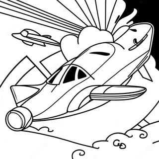 Page à colorier du Challenger | Page de coloriage Défi