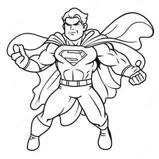 Page à colorier de Personnage Super Invincible | Page de coloriage Invincible