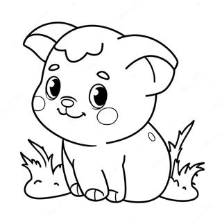 Pages à colorier mini animaux mignons | Page de coloriage Mini