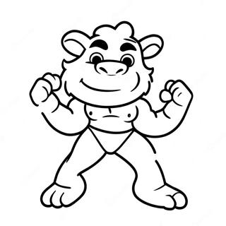 Page à colorier Bam Bam | Page de coloriage Bam Bam