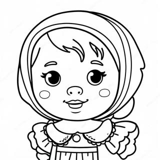 Page à colorier poupée bébé | Page de coloriage Poupée Bébé