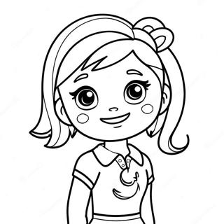 Page à colorier de Polly Pocket | Page de coloriage Polly Pocket