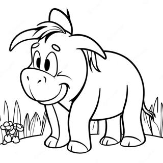 Page à colorier Eeyore | Page de coloriage Bourriquet
