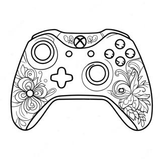 Page à colorier Manette Xbox | Page de coloriage Manette Xbox