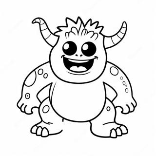 Page à colorier Monstre | Page de coloriage Monstre