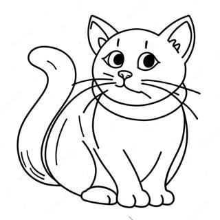 Page à colorier Chat errant | Page de coloriage Errant