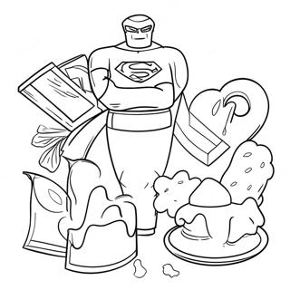 Page à colorier SuperPages | Page de coloriage SuperPages