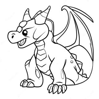 Page à colorier Dragonoid Bakugan | Page de coloriage Bakugan