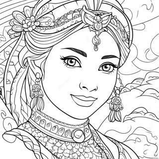 Page à colorier de Mira | Page de coloriage Mira