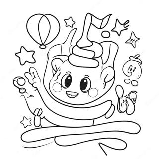 Page à colorier des Wiggles | Page de coloriage Gigoteurs