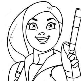Page à Colorier Kim Possible | Page de coloriage Kim Possible