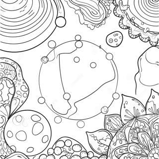 Page à colorier de constellation | Page de coloriage Constellation