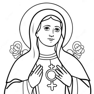 Page à colorier catholique | Page de coloriage Catholique