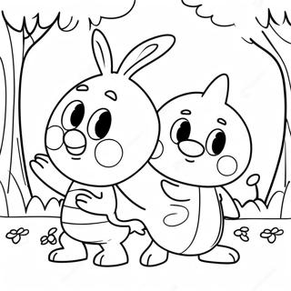 Page à colorier Backyardigans | Page de coloriage Les Backyardigans