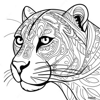 Page à colorier Panthère | Page de coloriage Panthère