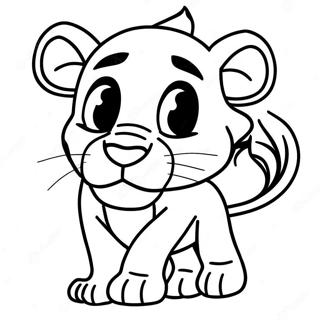 Page à colorier Le Roi Lion | Page de coloriage Roi Lion