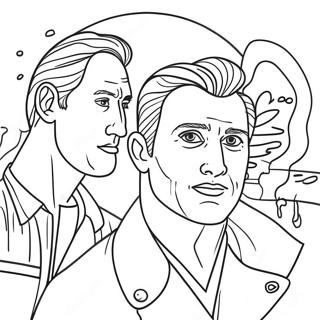 Page à colorier Hommes | Page de coloriage Hommes