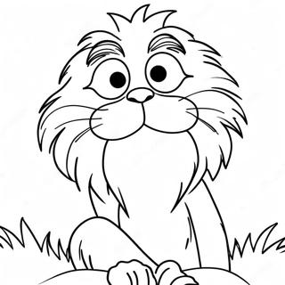 Page à colorier du Lorax | Page de coloriage Lorax