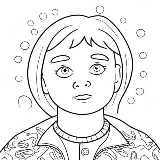 Page à colorier sensibilisation au TDAH | Page de coloriage TDAH