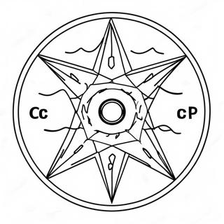 Page à colorier du logo de la Fondation SCP | Page de coloriage SCP