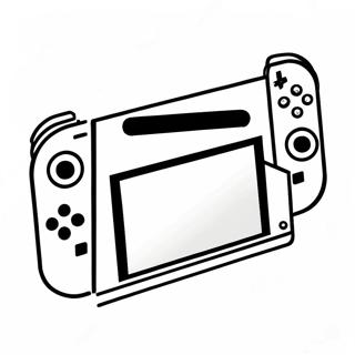 Page à colorier de Nintendo Switch | Page de coloriage Nintendo Switch