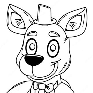 Page à colorier Mangle FNAF | Page de coloriage Mangle FNAF