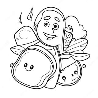 Pages à colorier amusantes à partager | Page de coloriage Partage