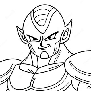Frieza en Armure Page à Colorier | Page de coloriage Frieza