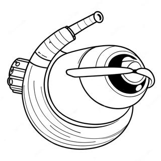 Page à colorier Turbo pour Enfants | Page de coloriage Turbo