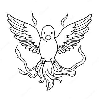Page à colorier de l'Esprit Saint avec des flammes | Page de coloriage Saint-Esprit
