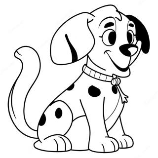 Page à colorier des 101 Dalmatiens | Page de coloriage 101 Dalmatiens