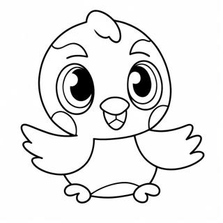 Page à colorier de Piplup | Page de coloriage Piplup