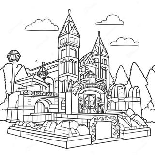 Page à colorier Legoland | Page de coloriage Legoland