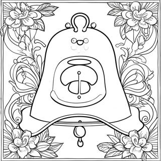 Page à colorier de cloche | Page de coloriage Cloche